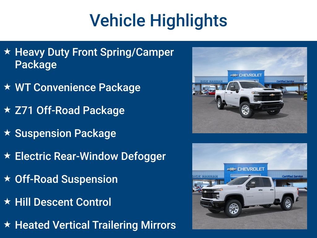 New 2026 Chevrolet Silverado 2500 W/T w/ WT Convenience Package image 3