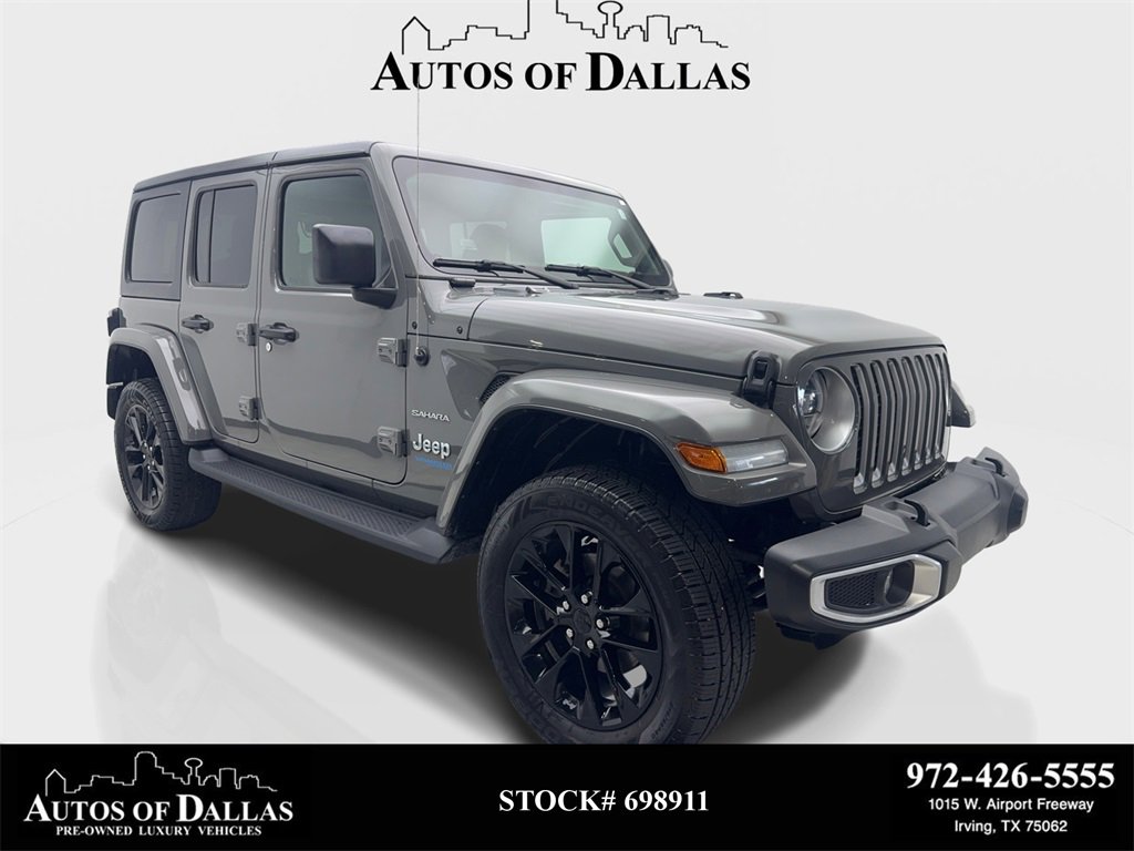 Used 2021 Jeep Wrangler Unlimited Sahara 4xe w/ Cold Weather Group