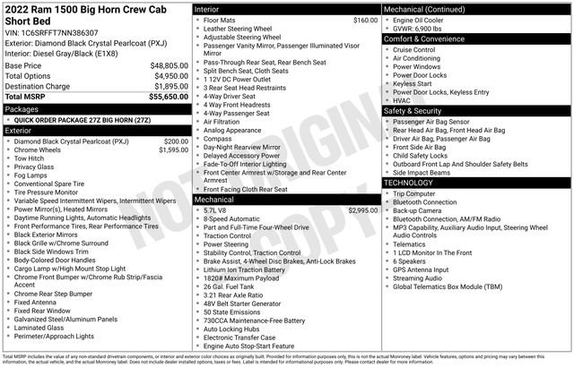 Used 2022 RAM 1500 Big Horn AWD/4WD image 6