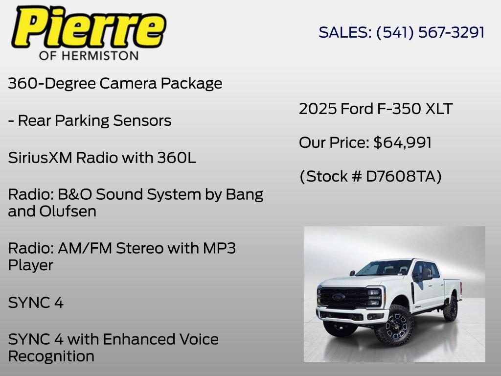 Used 2025 Ford F350 XLT w/ Black Appearance Package AWD/4WD image 30