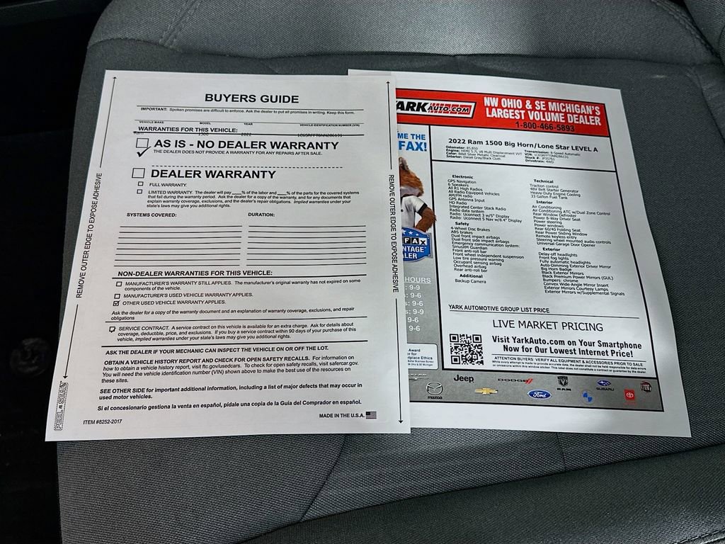 Certified 2022 RAM 1500 Big Horn image 14