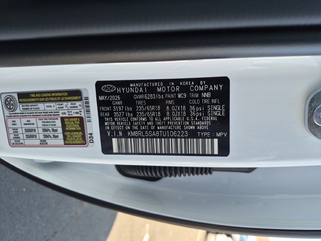 New 2026 Hyundai Palisade FWD Hybrid image 35