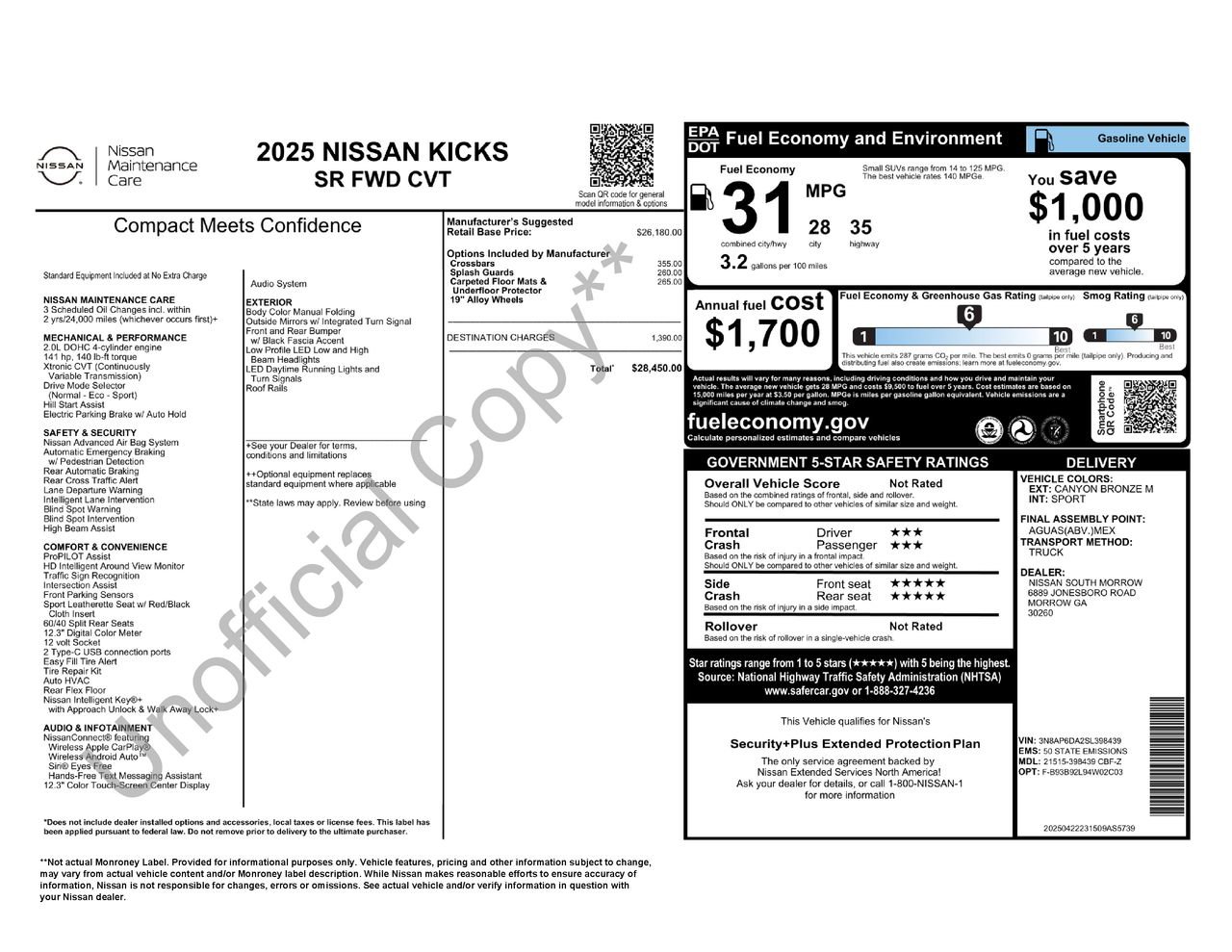 Certified 2025 Nissan Kicks SR image 30