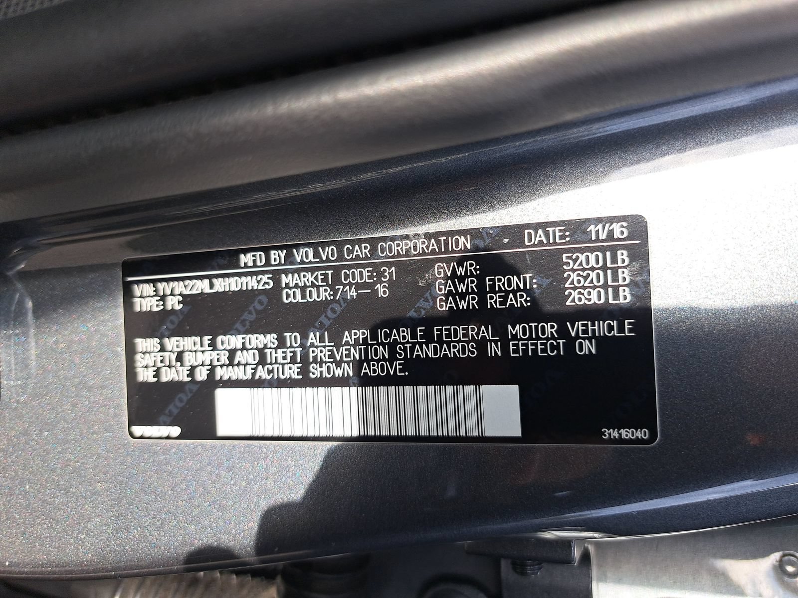 Used 2017 Volvo S90 T6 Inscription w/ Vision Package AWD/4WD image 15
