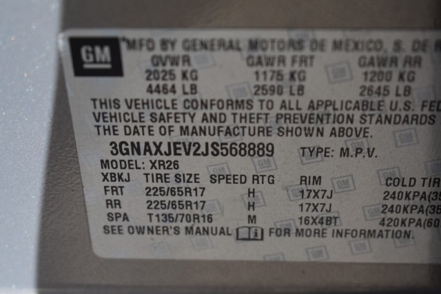 Certified 2018 Chevrolet Equinox LT w/ Sun & Infotainment Package FWD image 37