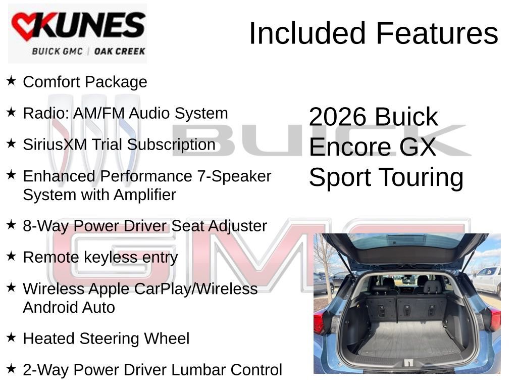 New 2026 Buick Encore GX Sport Touring w/ Comfort Package image 2