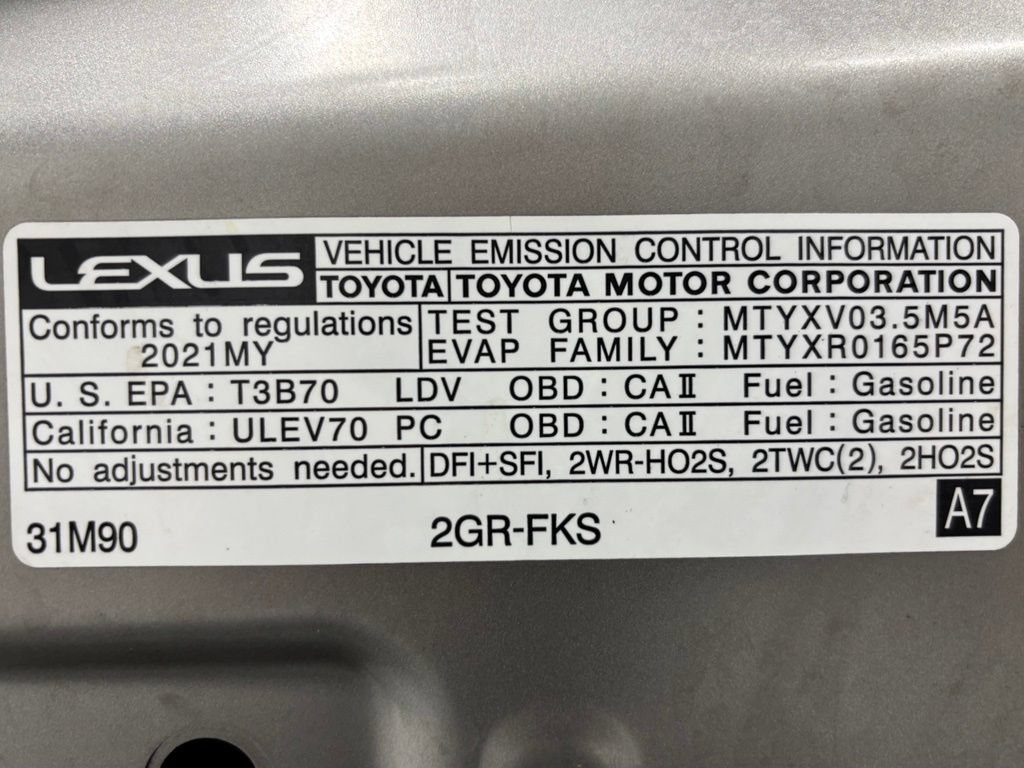 Used 2021 Lexus IS 350 F Sport w/ Accessory Package AWD/4WD image 73