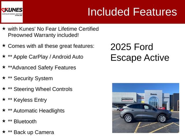Used 2025 Ford Escape Active image 2
