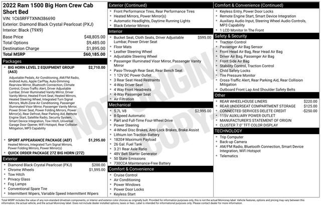 Used 2022 RAM 1500 Big Horn AWD/4WD image 12
