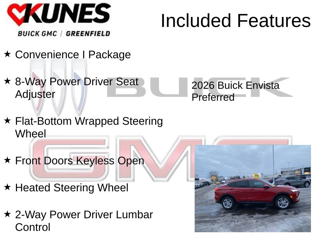 New 2026 Buick Envista Preferred w/ Convenience I Package image 3