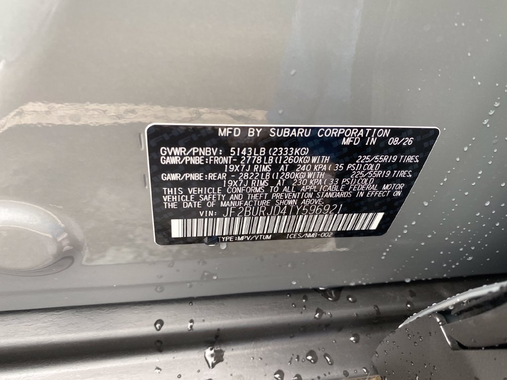 New 2026 Subaru Outback Touring XT AWD/4WD image 26
