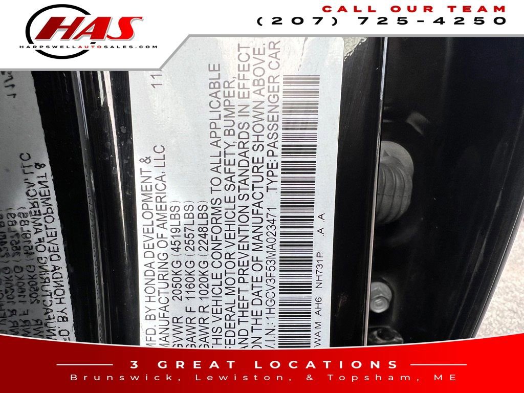 Used 2021 Honda Accord EX-L image 17