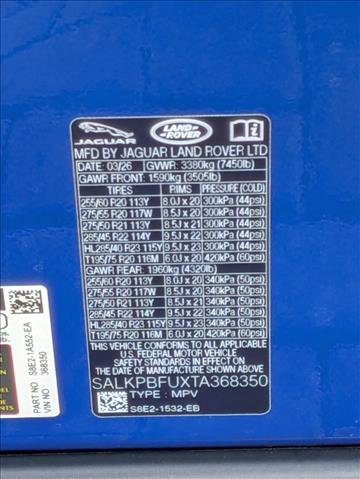 New 2026 Land Rover Range Rover Long Wheelbase SE AWD/4WD image 17