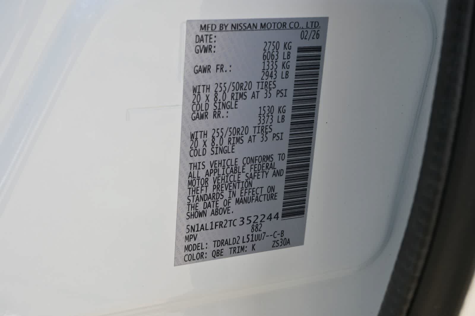 Certified 2026 INFINITI QX60 Luxe w/ Cargo Package FWD image 25