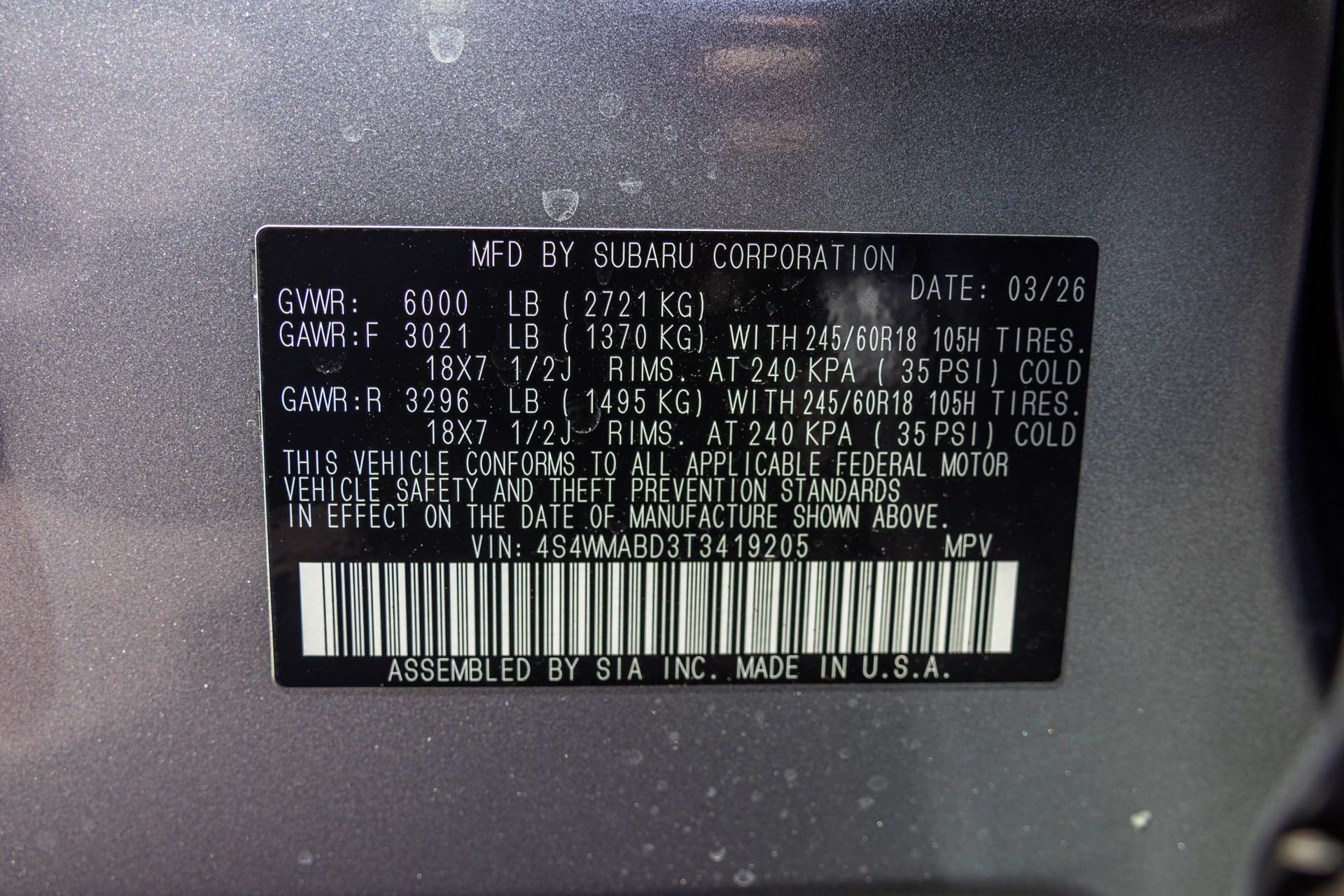 New 2026 Subaru Ascent Premium image 48