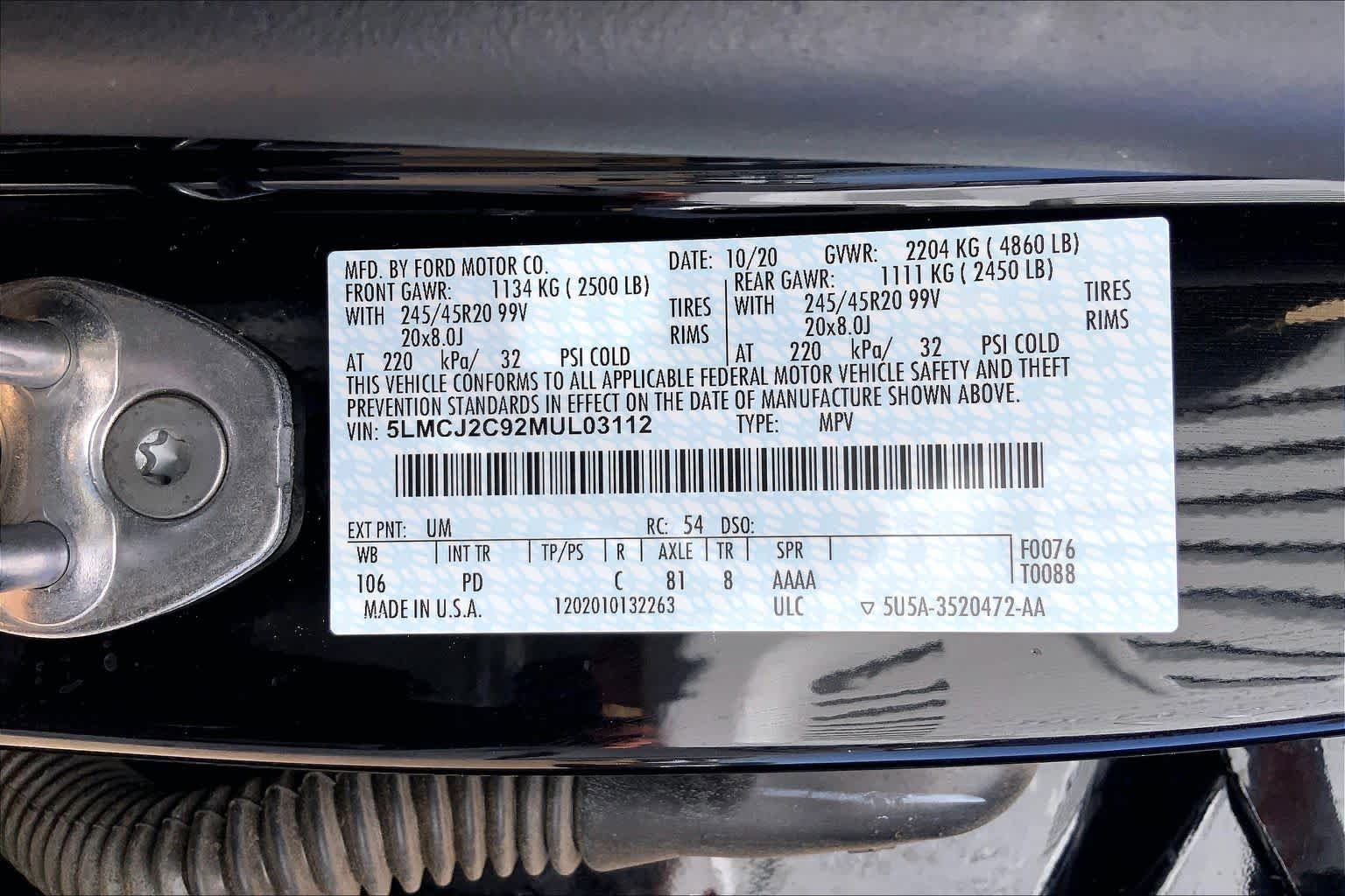 Used 2021 Lincoln Corsair Reserve w/ Equipment Group 201A FWD image 37