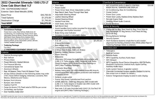 Used 2022 Chevrolet Silverado 1500 LT RWD image 13
