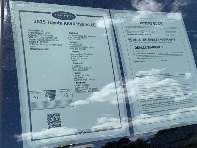Used 2025 Toyota RAV4 LE AWD/4WD image 36