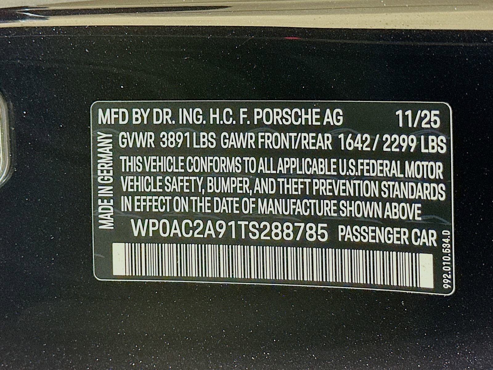 Used 2026 Porsche 911 GT3 w/ Extended Leather Package RWD image 44