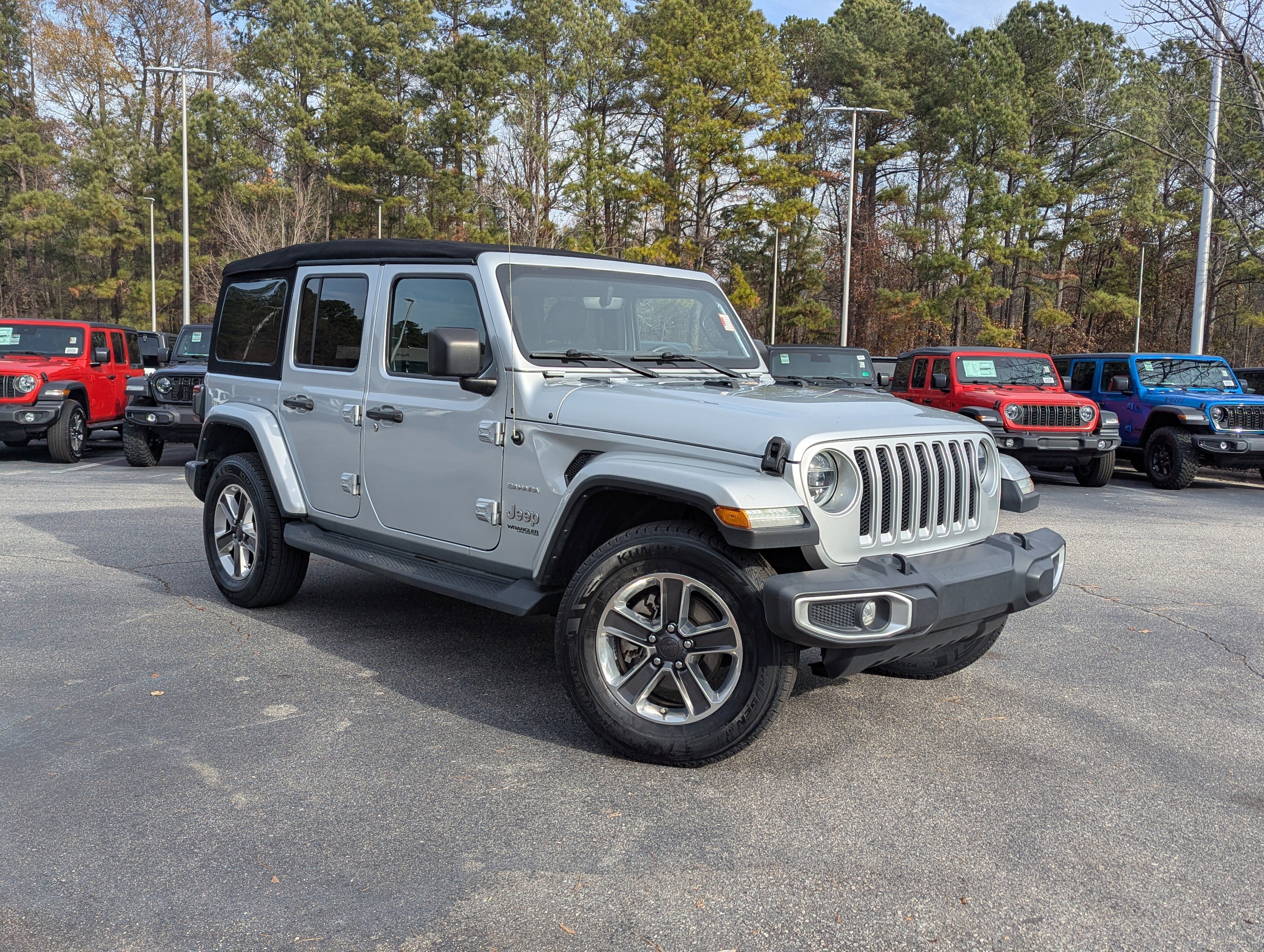 Used 2022 Jeep Wrangler Unlimited Sahara w/ LED Lighting Group image 3