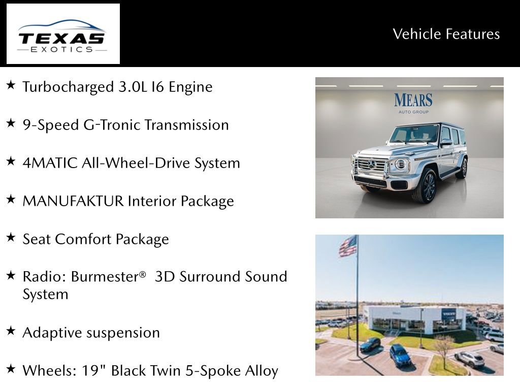Used 2025 Mercedes-Benz G 550 w/ Manufactur Interior Package image 2