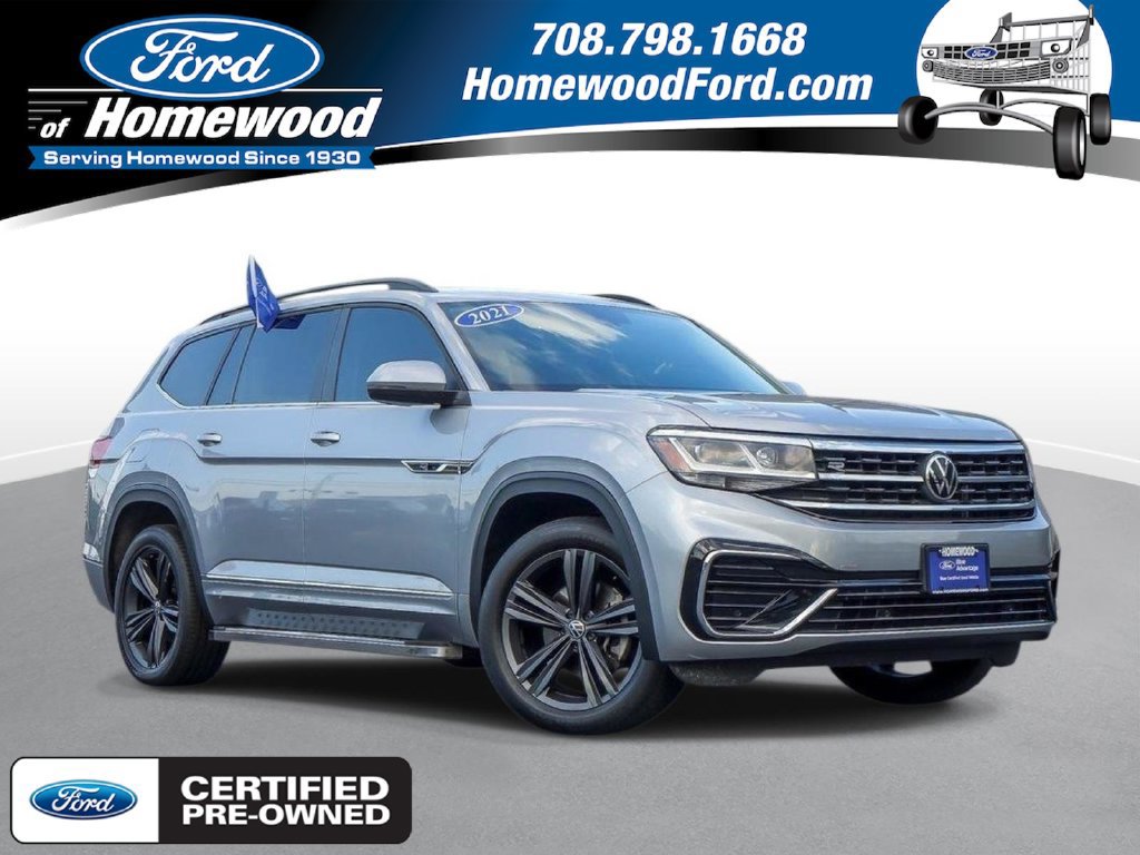 Used 2021 Volkswagen Atlas SE w/ Panoramic Sunroof Package