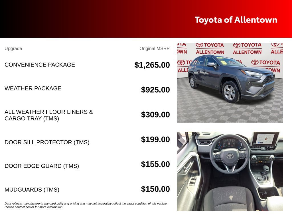 Used 2024 Toyota RAV4 XLE w/ Convenience Package AWD/4WD image 5