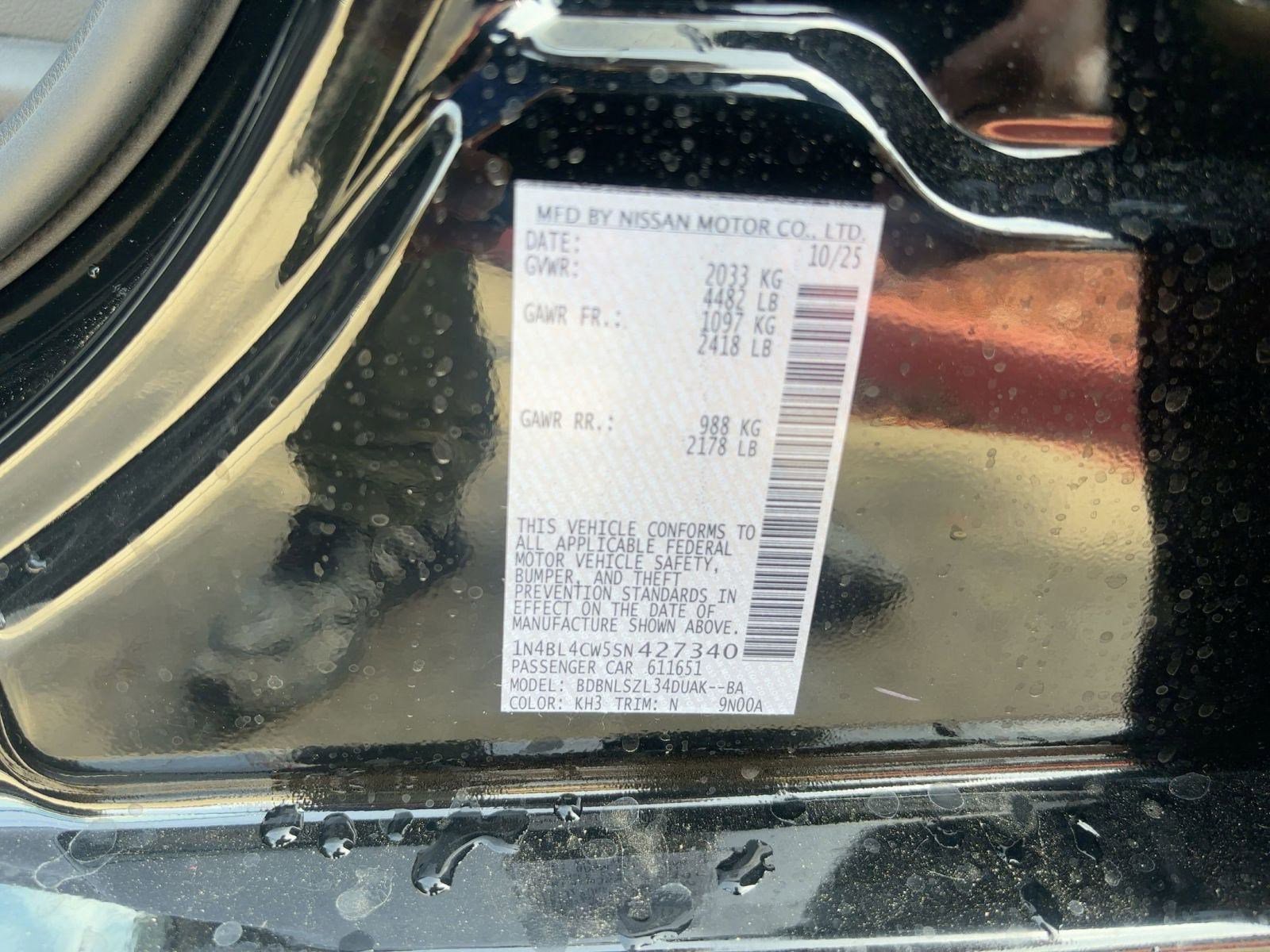 New 2025 Nissan Altima 2.5 SR w/ SR Premium Package image 21