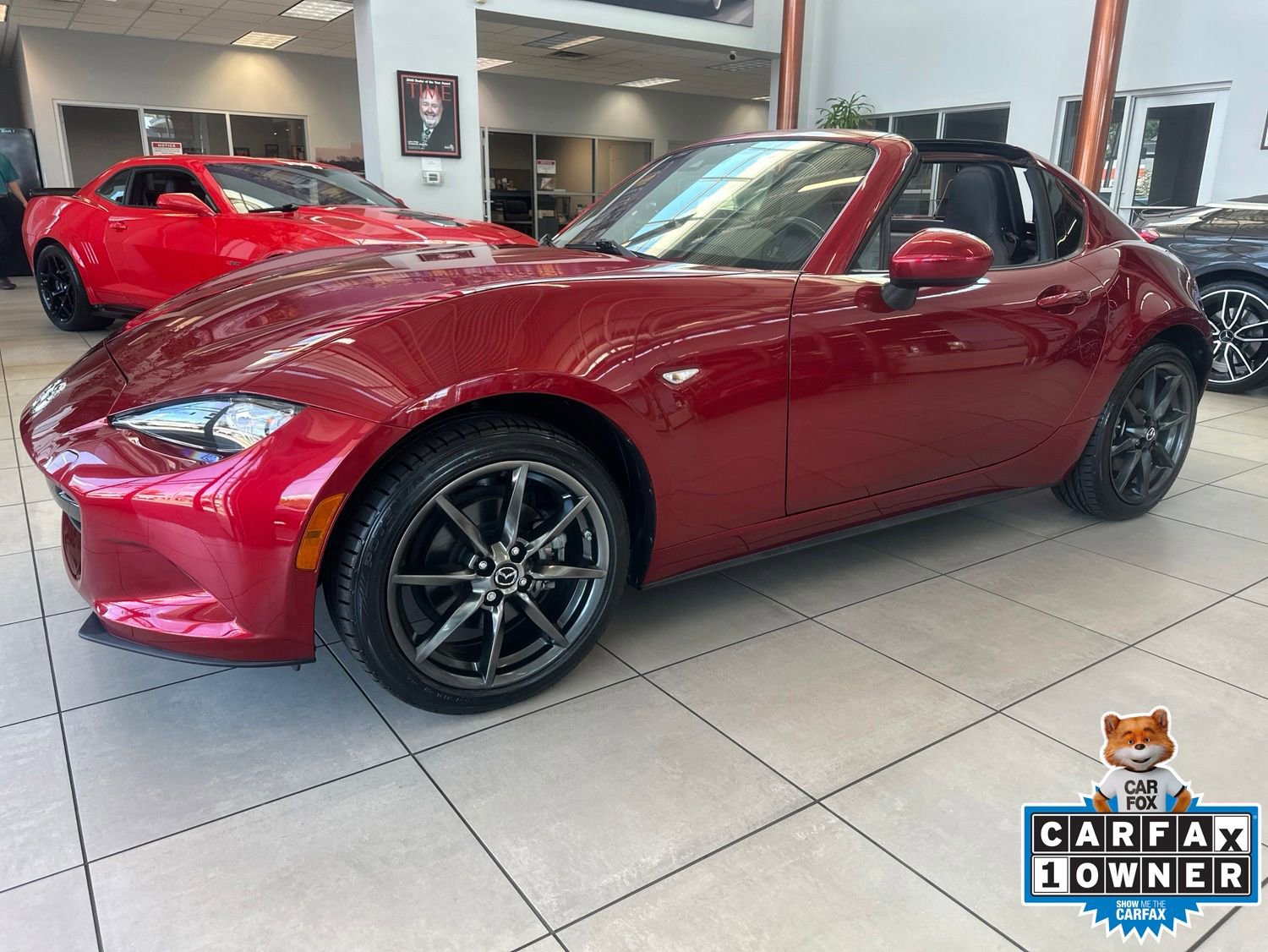 Used 2019 MAZDA MX-5 Miata RF Grand Touring RWD image 1