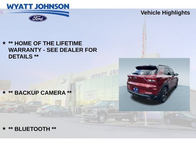 Used 2022 Chevrolet TrailBlazer RS w/ Technology Package FWD image 5