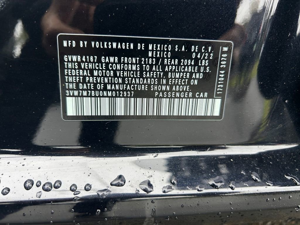 Used 2022 Volkswagen Jetta SE FWD image 36