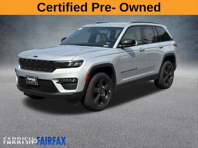 Certified 2025 Jeep Grand Cherokee Limited w/ Black Appearance Package