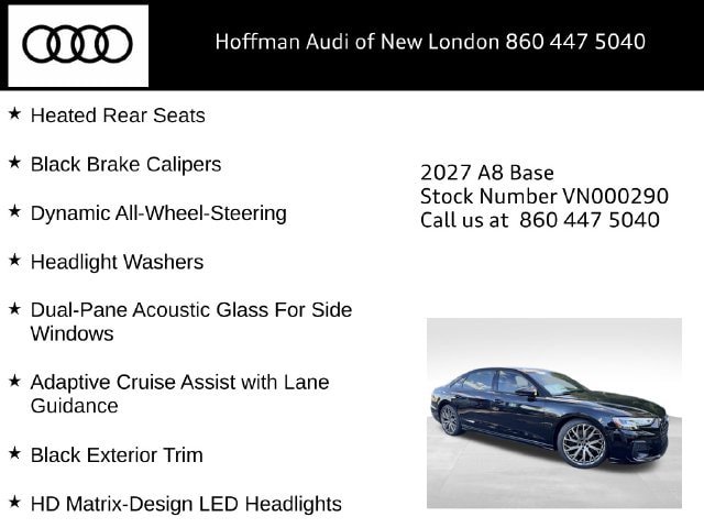 New 2027 Audi A8 L 3.0T AWD/4WD image 30