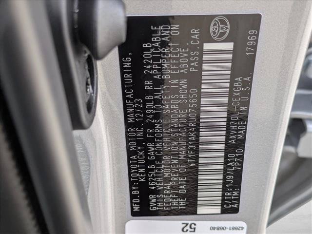 Used 2024 Toyota Camry XLE w/ Navigation Package FWD image 26