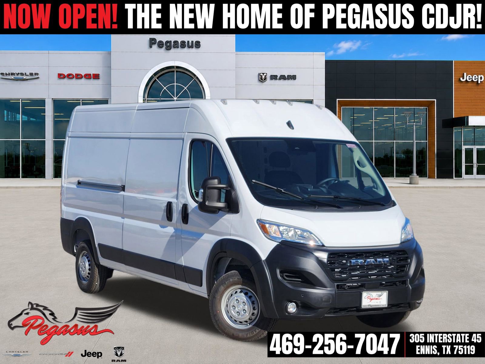 New 2026 RAM ProMaster 2500 w/ Safety Group FWD 360° Tour