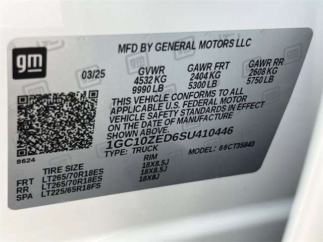 New 2025 Chevrolet Silverado EV LT image 33