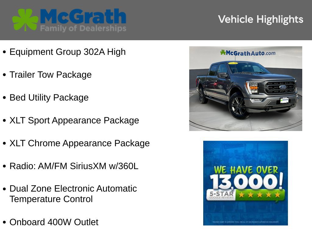 Used 2023 Ford F150 XLT w/ Equipment Group 302A High AWD/4WD image 6