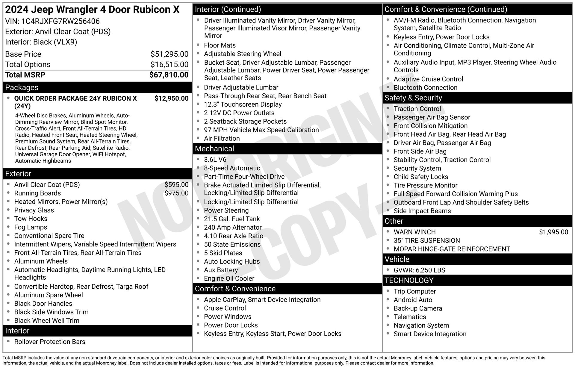 Used 2024 Jeep Wrangler Unlimited Rubicon image 4