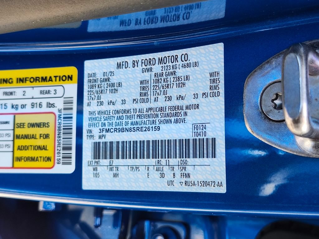 Certified 2025 Ford Bronco Sport Big Bend w/ Convenience Package AWD/4WD image 33