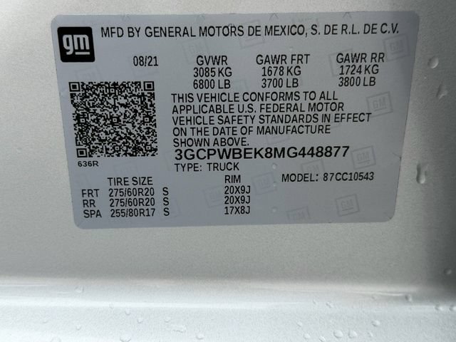 Used 2021 Chevrolet Silverado 1500 Custom RWD image 29