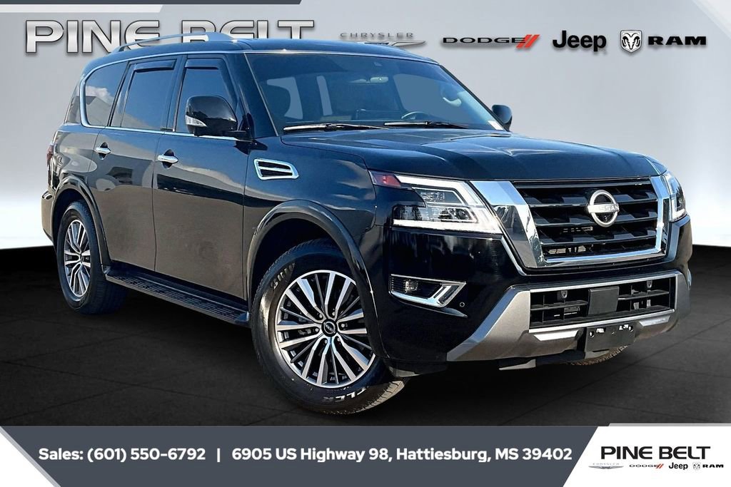 Used 2024 Nissan Armada SL w/ Captain's Chairs Package image 1