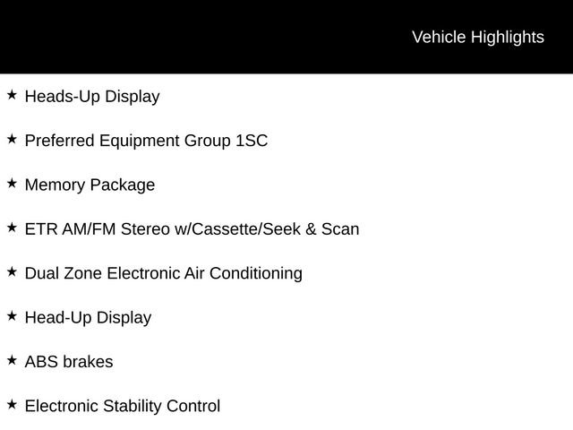 Used 2001 Chevrolet Corvette Convertible w/ Preferred Equipment Group2