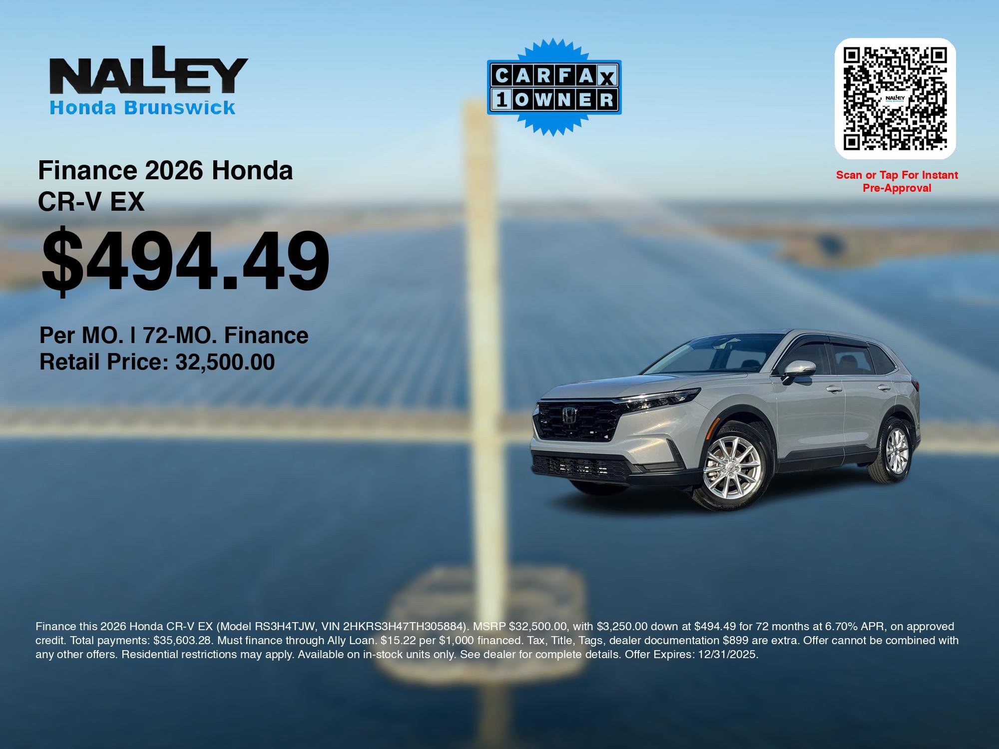 Certified 2026 Honda CR-V EX image 3