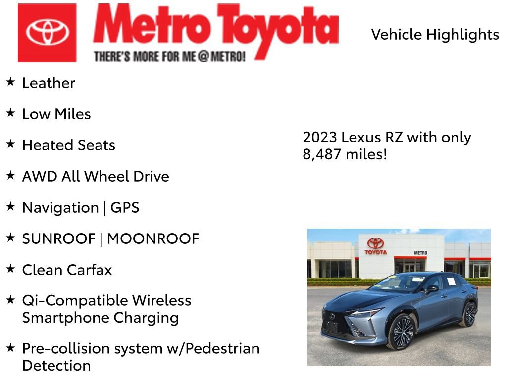 Used 2023 Lexus RZ 450e Premium image 7