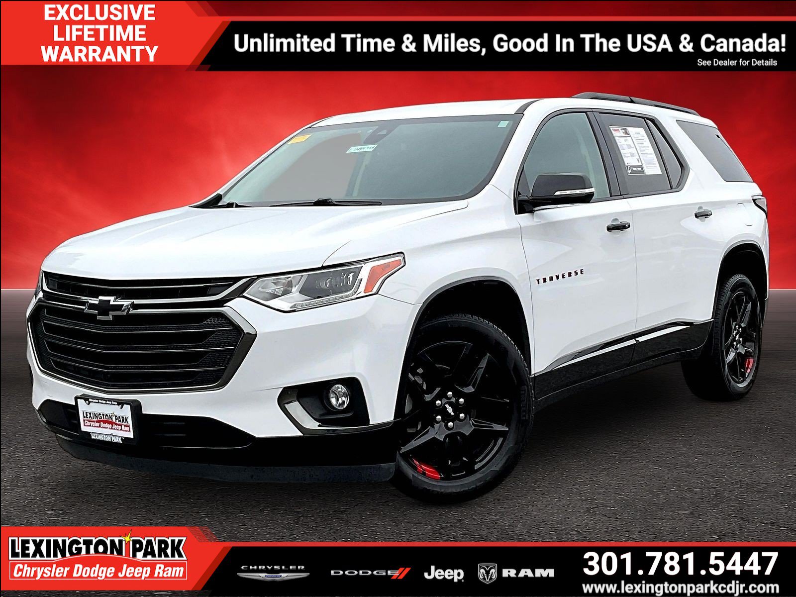 Used 2019 Chevrolet Traverse Premier w/ Redline Edition AWD/4WD image 3