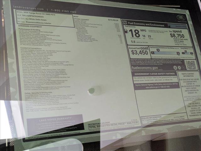New 2026 Land Rover Range Rover SV image 20
