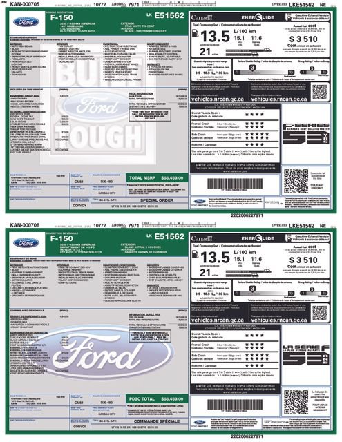 Used 2020 Ford F150 Lariat w/ Equipment Group 502A Luxury AWD/4WD image 24