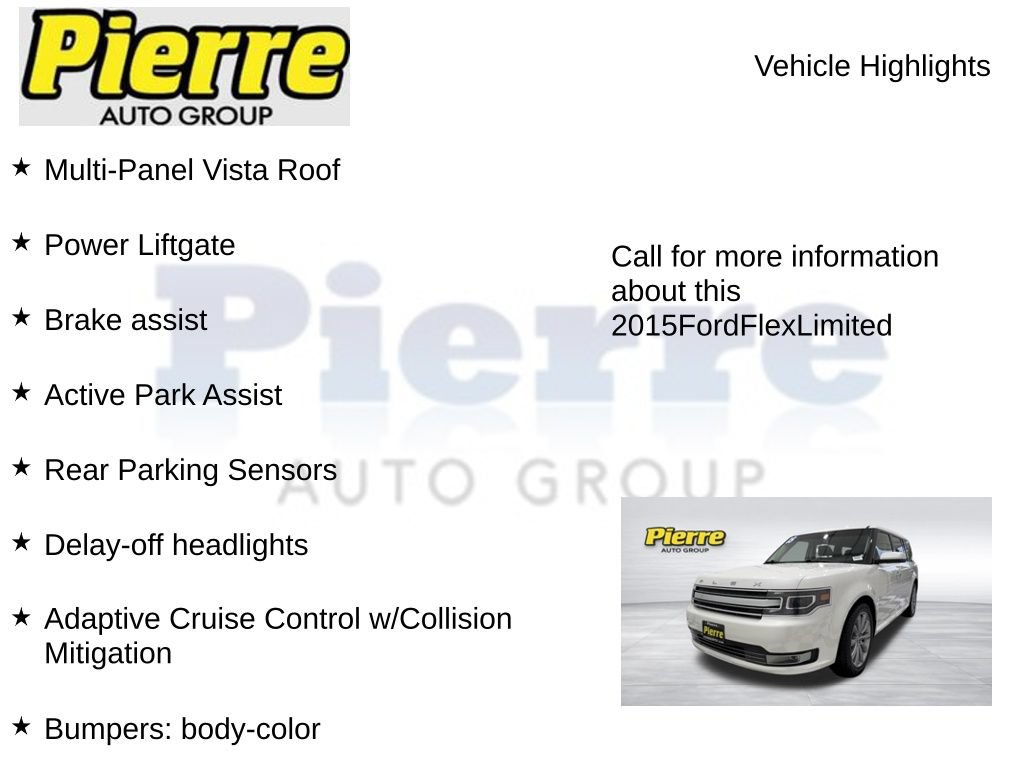 Used 2015 Ford Flex Limited w/ Equipment Group 301A AWD/4WD image 22