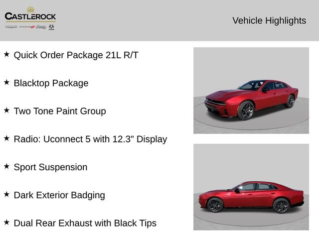 New 2026 Dodge Charger R/T w/ Blacktop Package AWD/4WD image 2