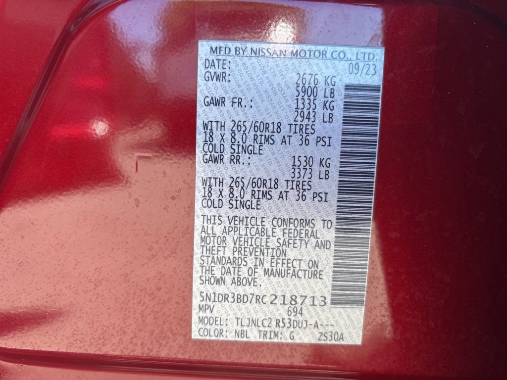Certified 2024 Nissan Pathfinder Rock Creek AWD/4WD image 11